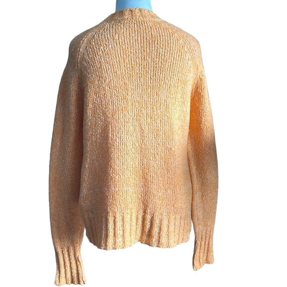 Beatrice .b Women’s Wool Blend Orange Sweater Anthropologie Oversized Size S - Picture 2 of 10